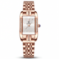 Reloj Poedagar Clásico Rectangular Oro Rosa