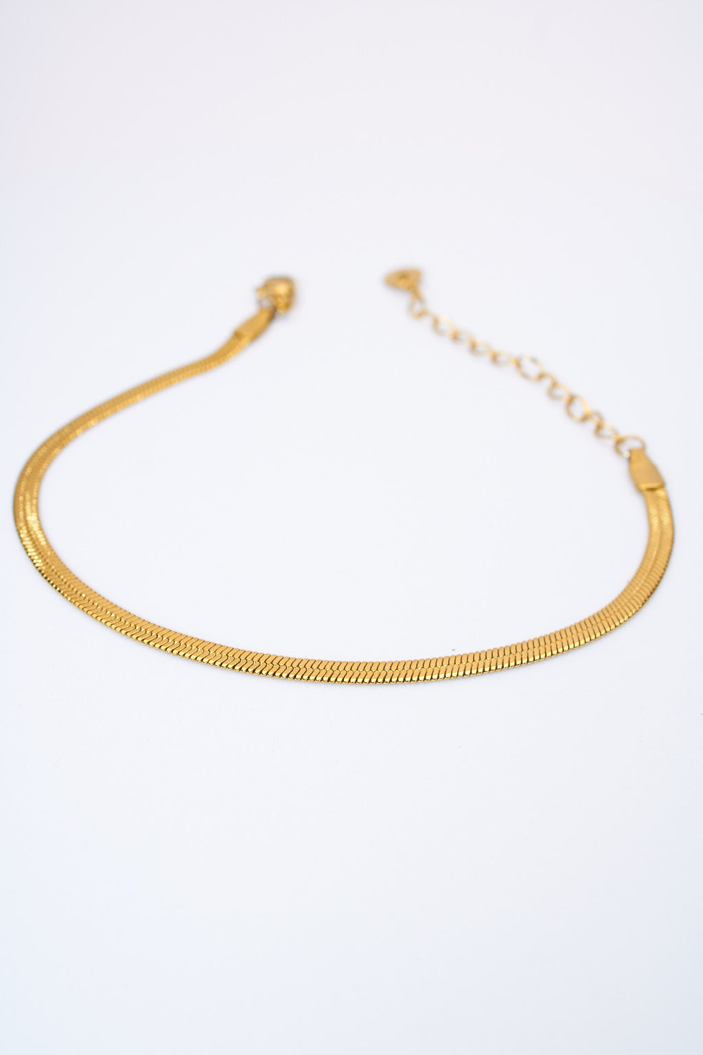 Pulsera serpiente dorada — ajustable con extensión