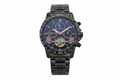 Reloj Poedagar Automático Negro y Azul
