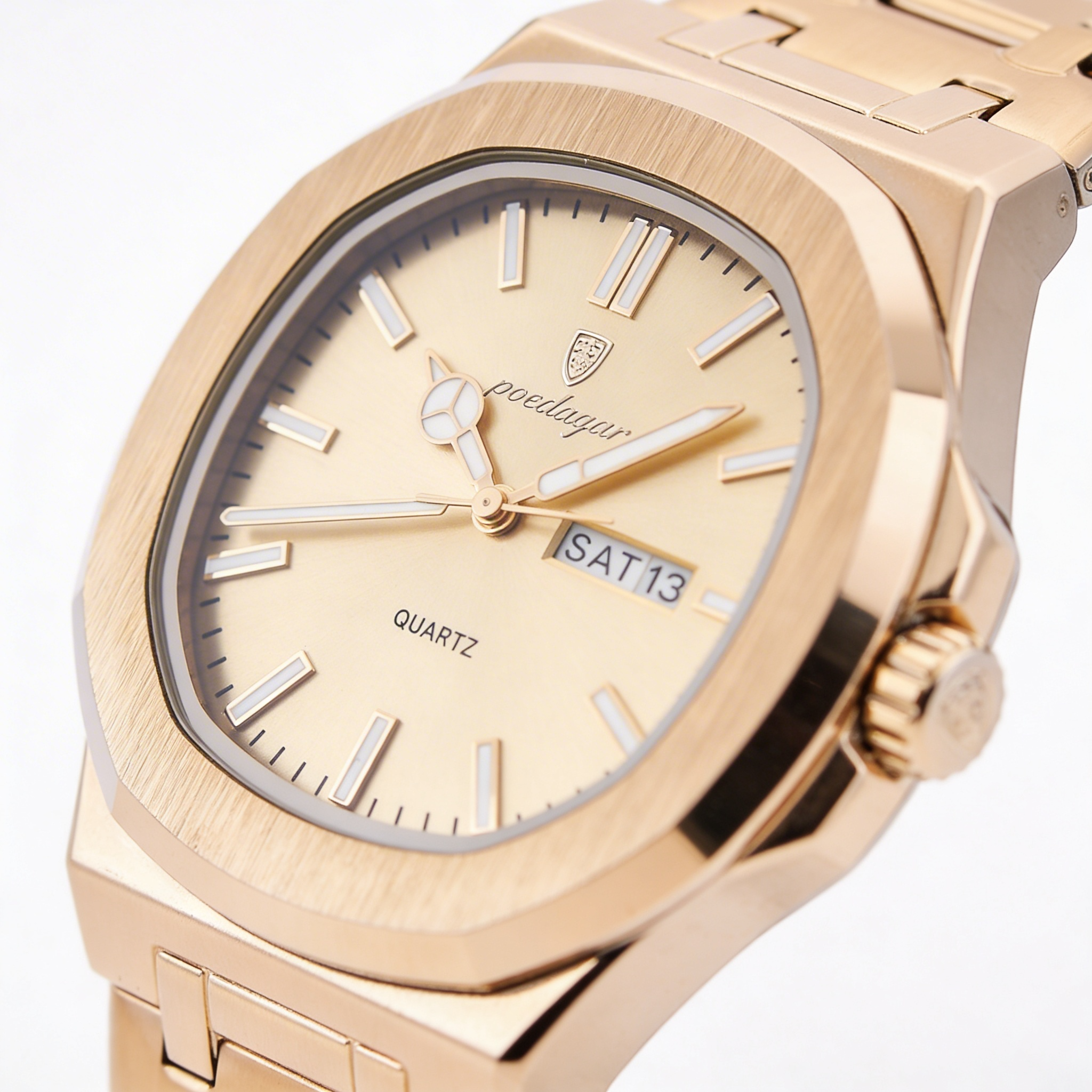 Reloj Poedagar Cuarzo Dorado