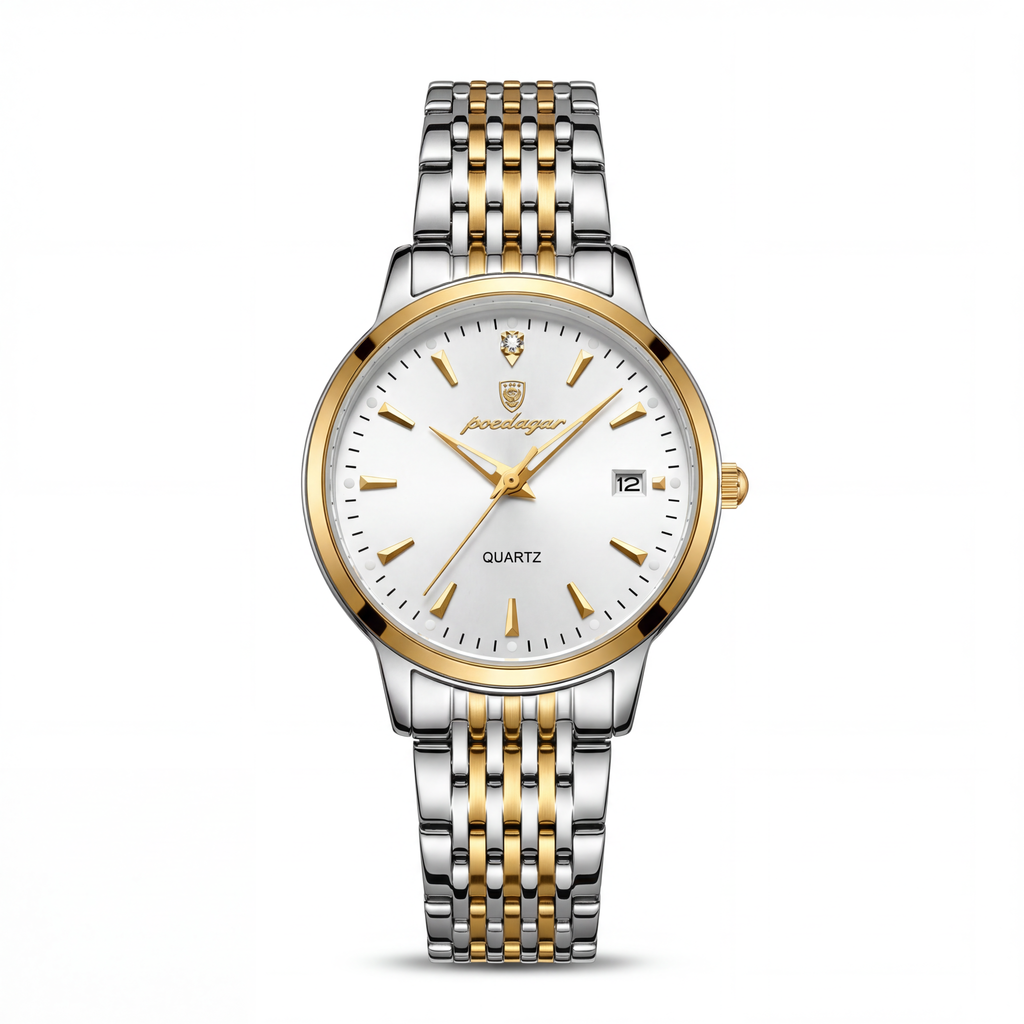 Reloj Poedagar Cuarzo Bicolor Clásico