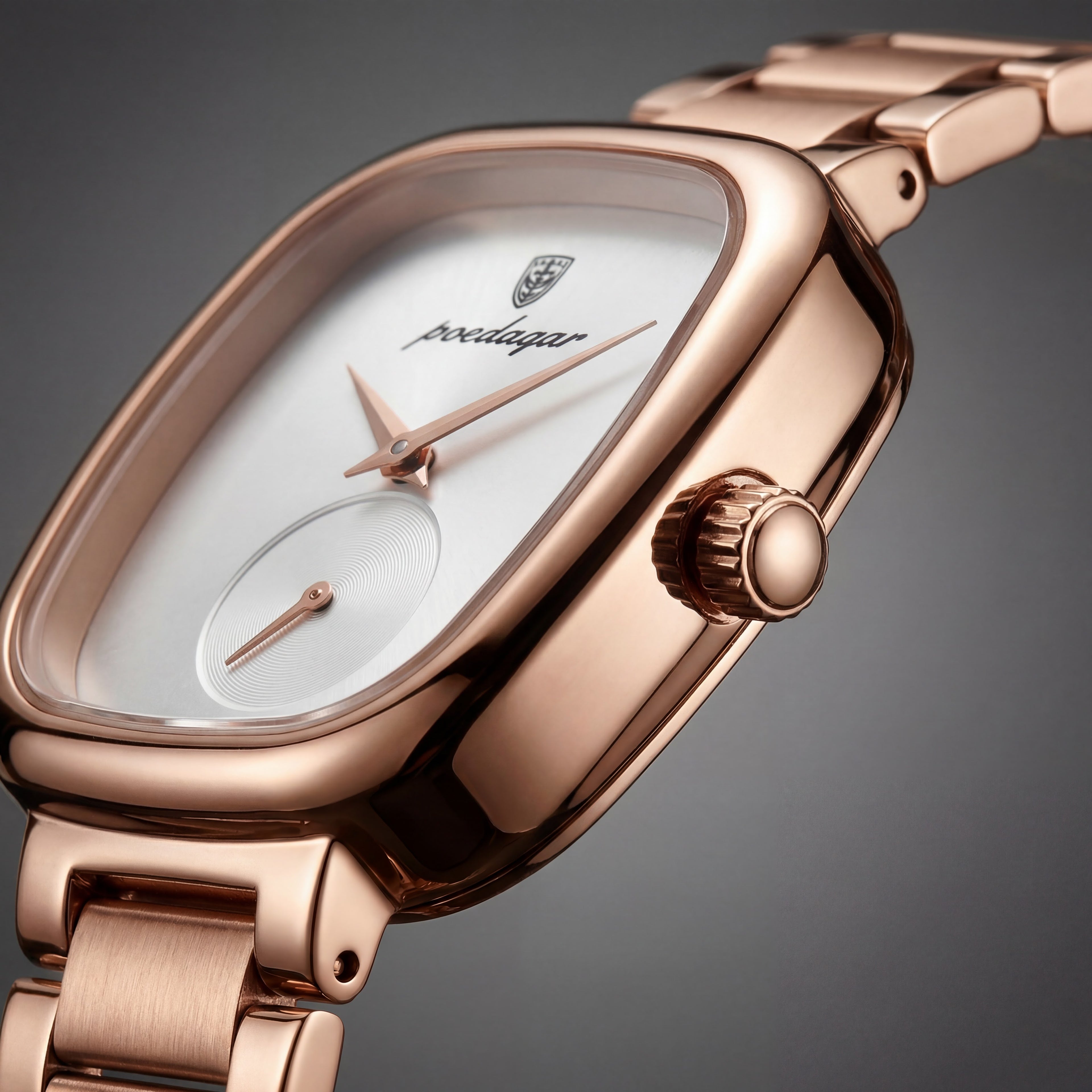 Reloj Poedagar Minimalista Oro Rosa